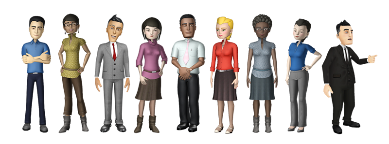Personnages nawmalMAKE